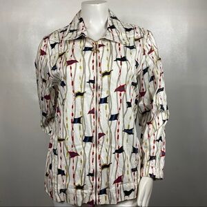 Koret White/Gold Flag Jacket size XL